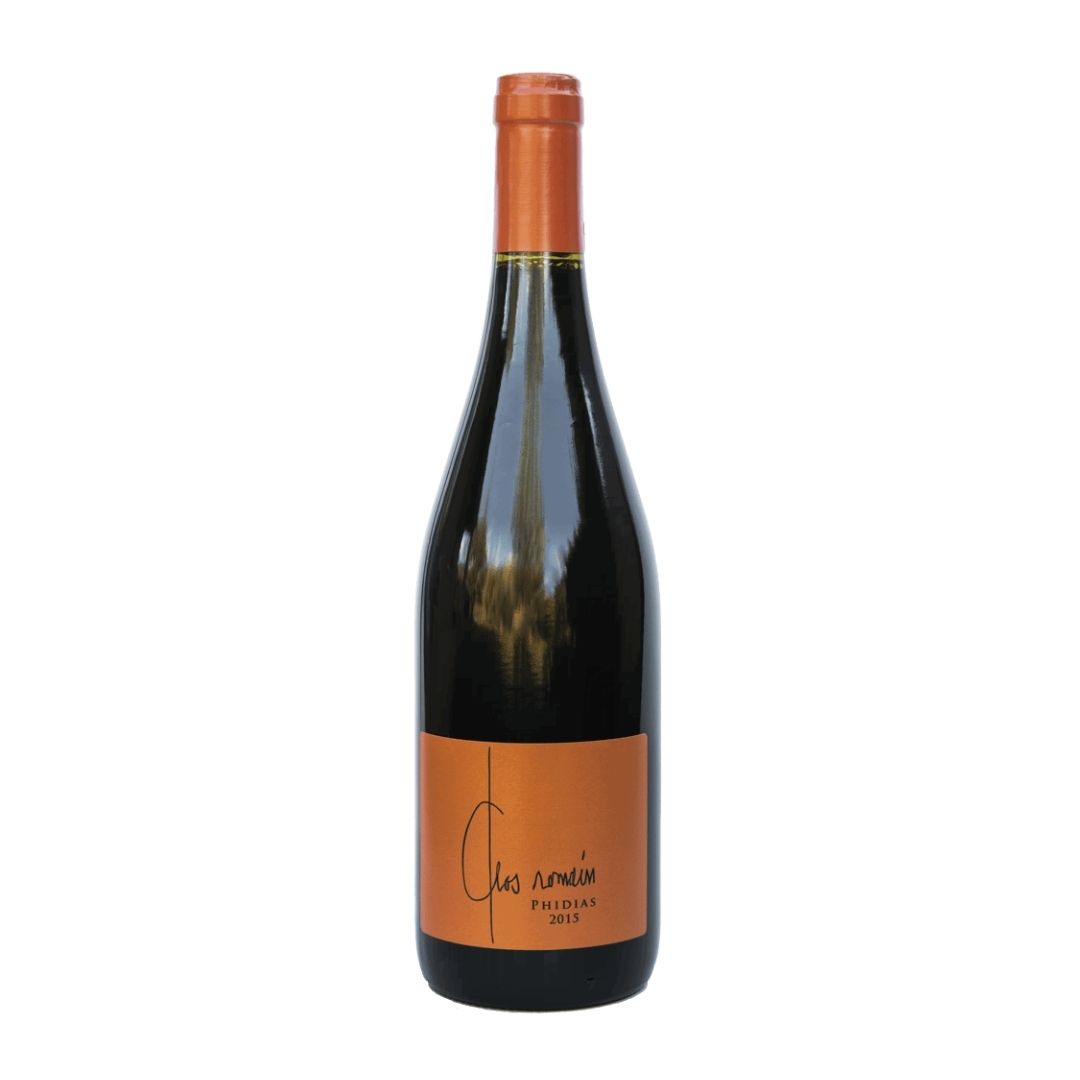 Bouteille de vin biologique nature rouge cuvée Phidias produite en Languedoc